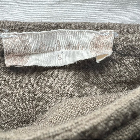 Altar’d State Embroidered Linen Cotton Blend Mini Skirt Birds Floral Women’s S - Picture 4 of 7